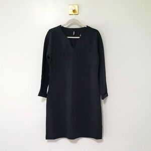 Royal Robbins Geneva Ponte Dress Medium Gray Pocket Active Outdoor Travel Comfy